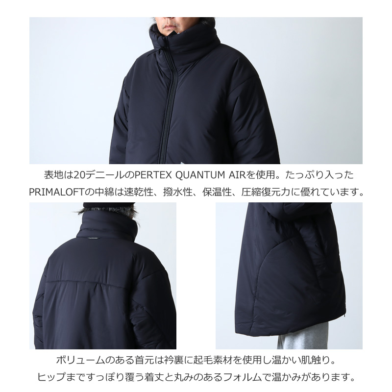 and wander (アンドワンダー) top fleece coat / トップフリースコート