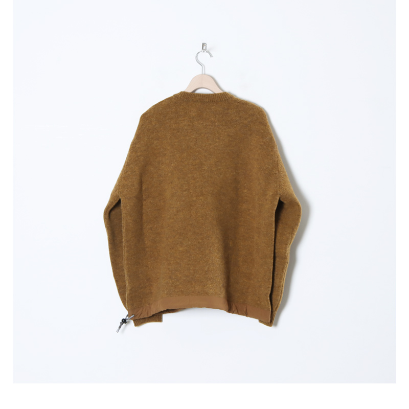 and wander (アンドワンダー) Shetland wool sweater / シェットランド