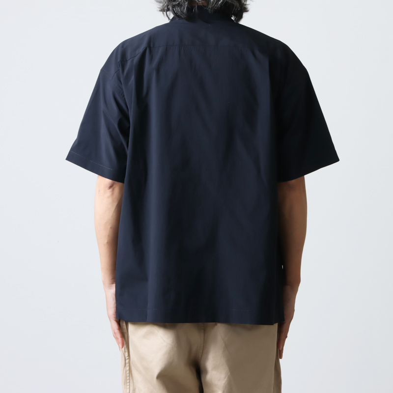 and wander (アンドワンダー) UV cut stretch SS shirt / UVカット 