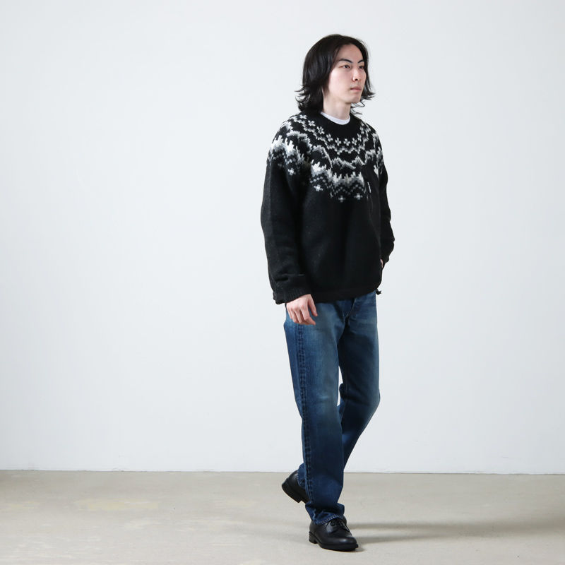 and wander(ɥ) lopi knit sweater for Men