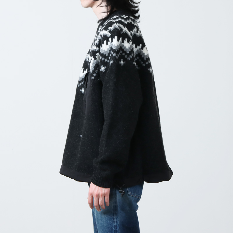 and wander(ɥ) lopi knit sweater for Men