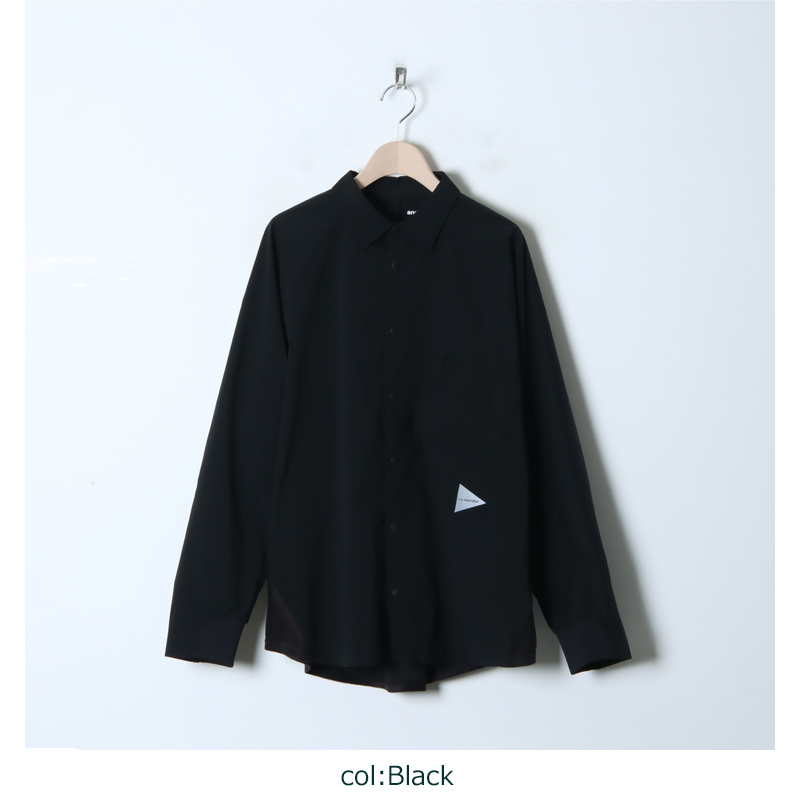 and wander(ɥ) 23 fleece base LS shirt