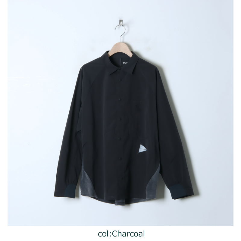 and wander(ɥ) 23 fleece base LS shirt