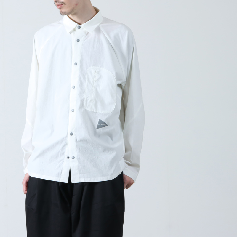 and wander(ɥ) 23 fleece base LS shirt