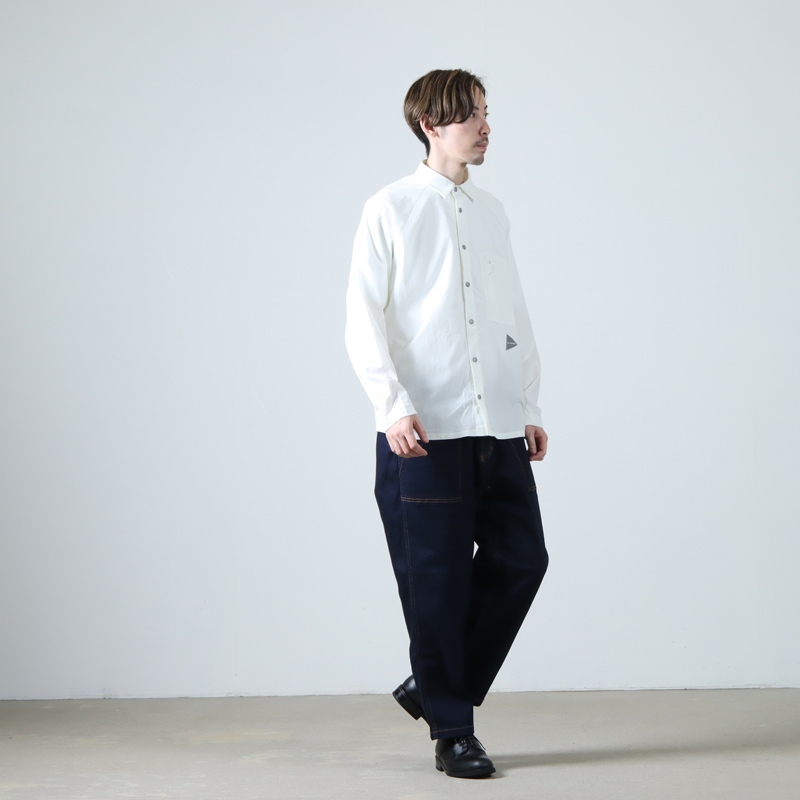 and wander(ɥ) 23 fleece base LS shirt