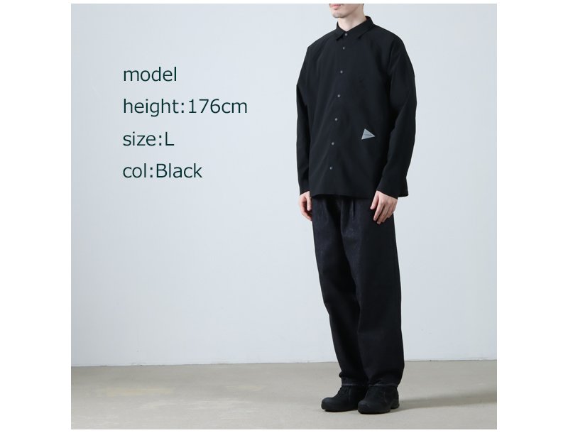 and wander(ɥ) 23 fleece base LS shirt