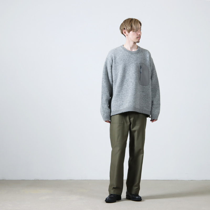 and wander(ɥ) shetland wool sweater