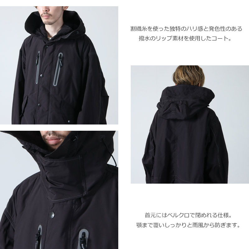 and wander(ɥ) 43 fishtail Octa coat