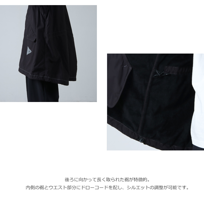 and wander(ɥ) 43 fishtail Octa coat