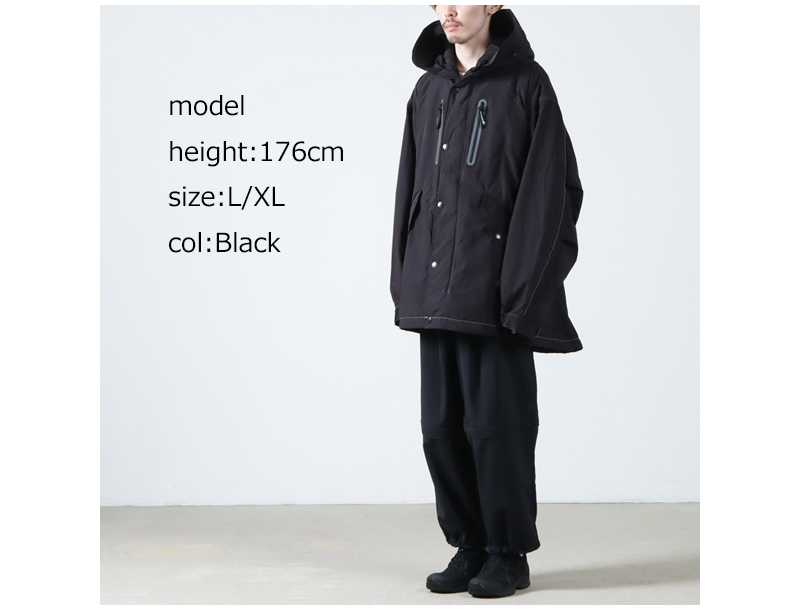 and wander(ɥ) 43 fishtail Octa coat