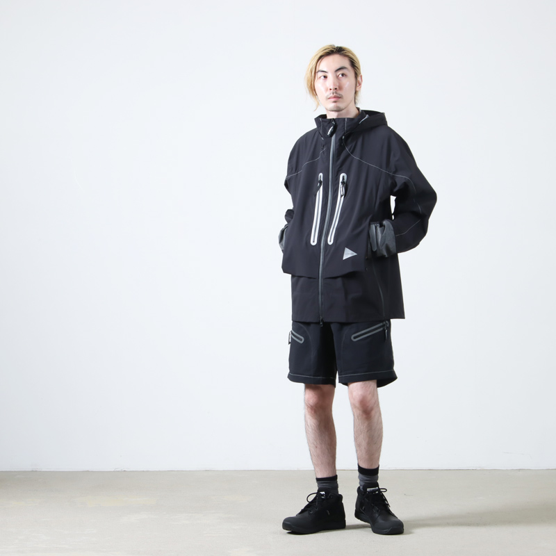 and wander(ɥ) PERTEX SHIELD rain jacket