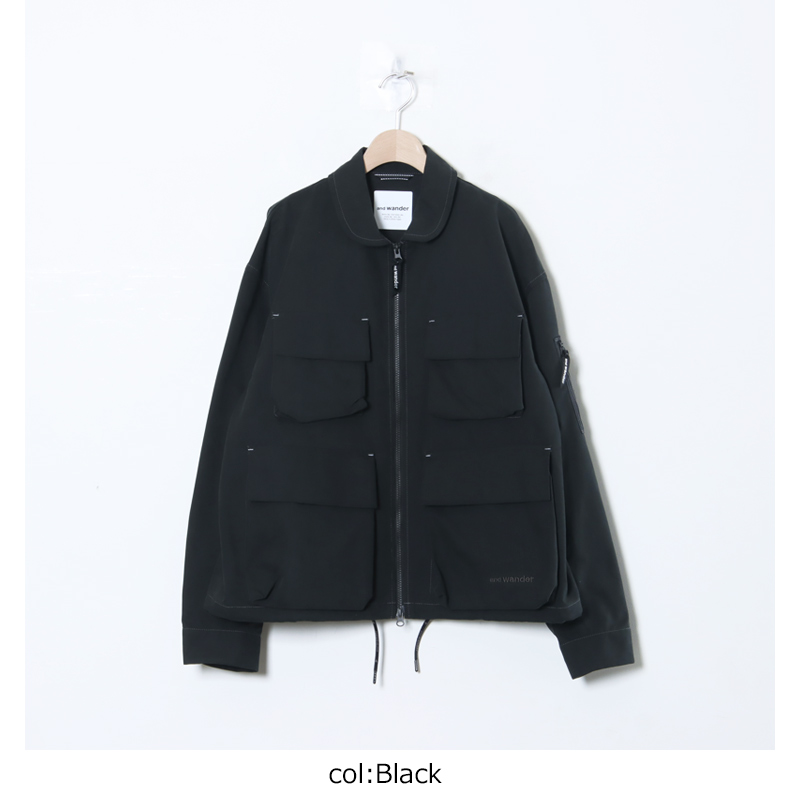 and wander(ɥ) C/PE twill field jacket
