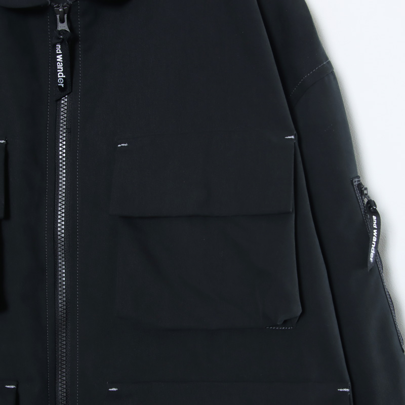 and wander(ɥ) C/PE twill field jacket