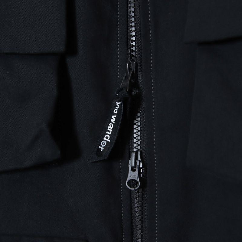 and wander(ɥ) C/PE twill field jacket