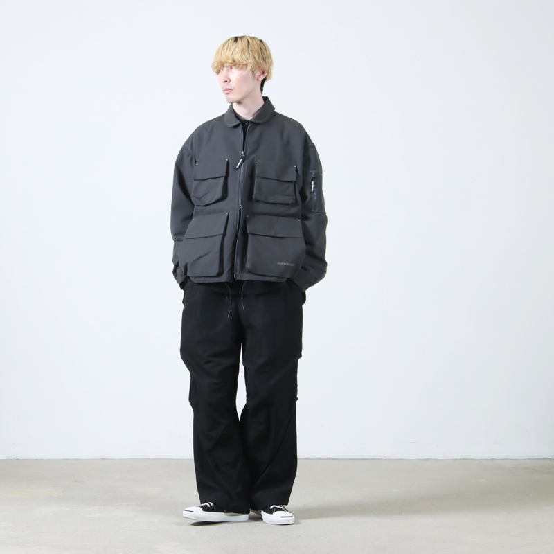 and wander(ɥ) C/PE twill field jacket
