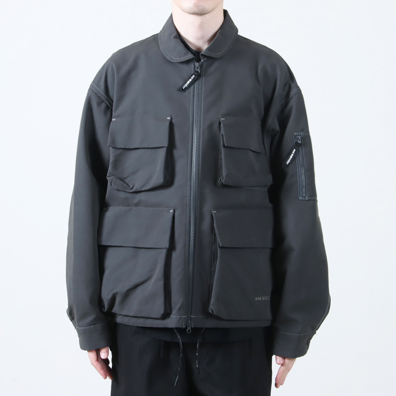 and wander(ɥ) C/PE twill field jacket