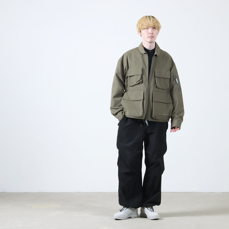and wander(ɥ) C/PE twill field jacket