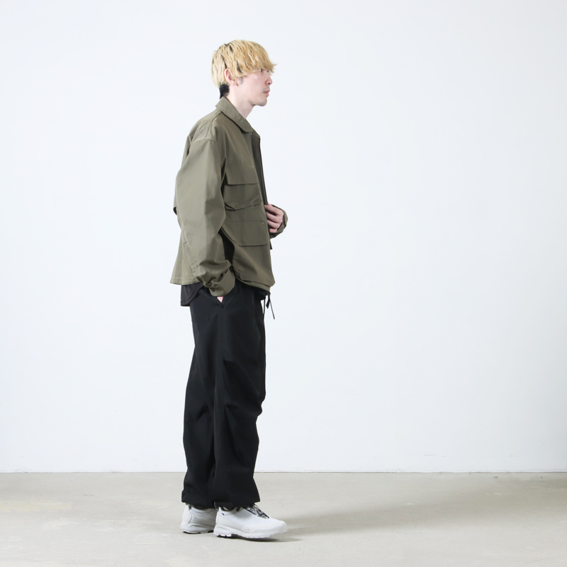 and wander(ɥ) C/PE twill field jacket