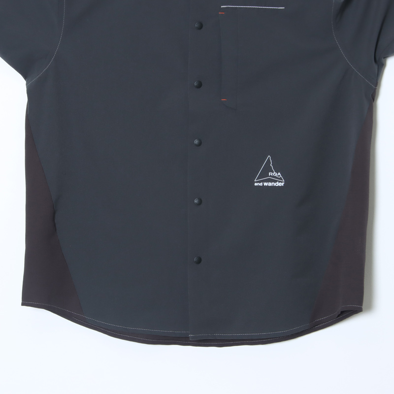 and wander(����ɥ�����) ROA �� and wander breathable shirt