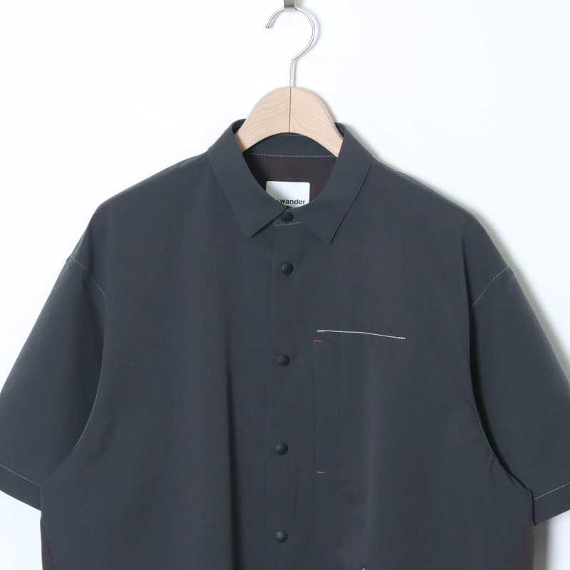 and wander(����ɥ�����) ROA �� and wander breathable shirt