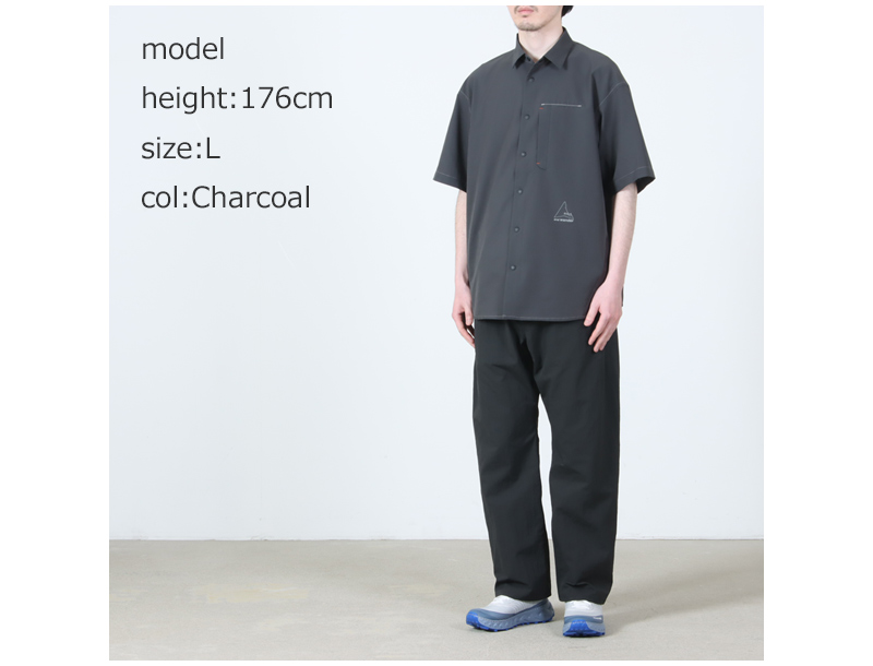 and wander(����ɥ�����) ROA �� and wander breathable shirt