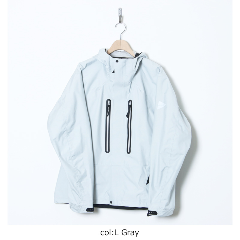 and wander(����ɥ�����) 2.5L hiker rain jacket