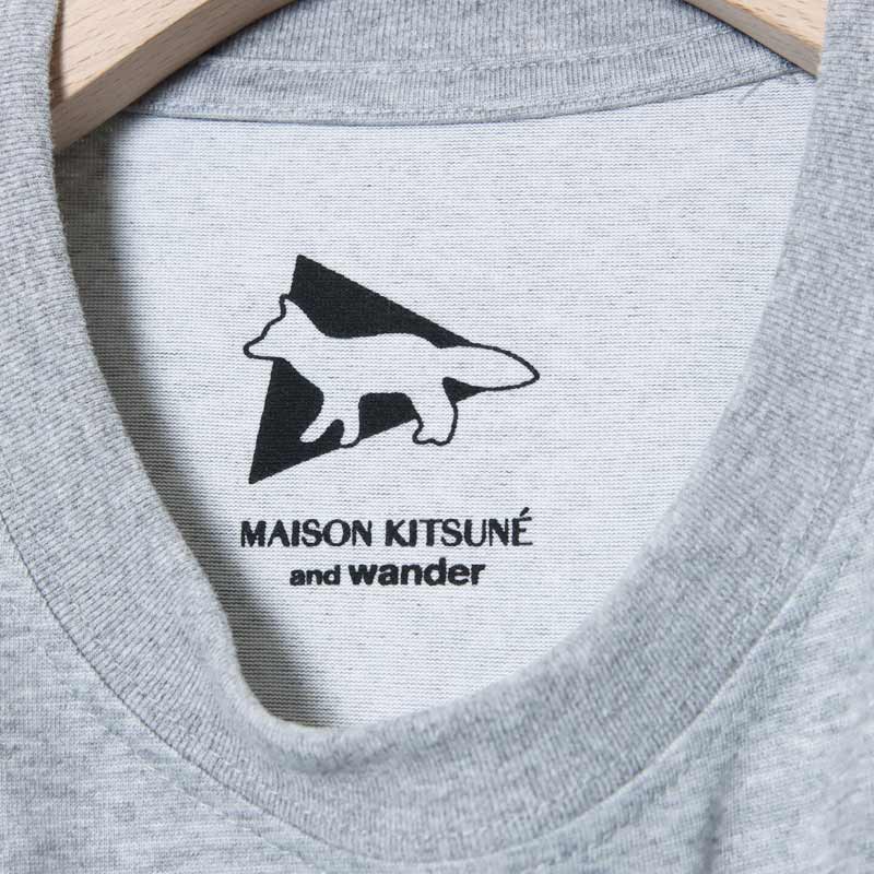 maison kitsuneメゾンキツネ アンドワンダー コラボ Tシャツ - 通販