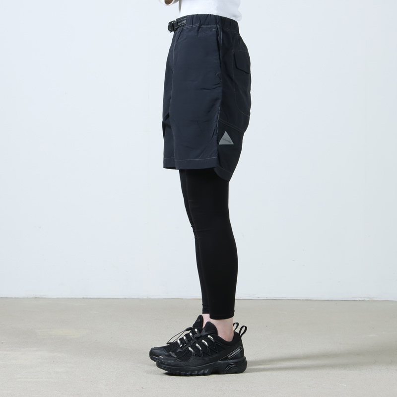 and wander(ɥ) Ny taffeta hiker short pants