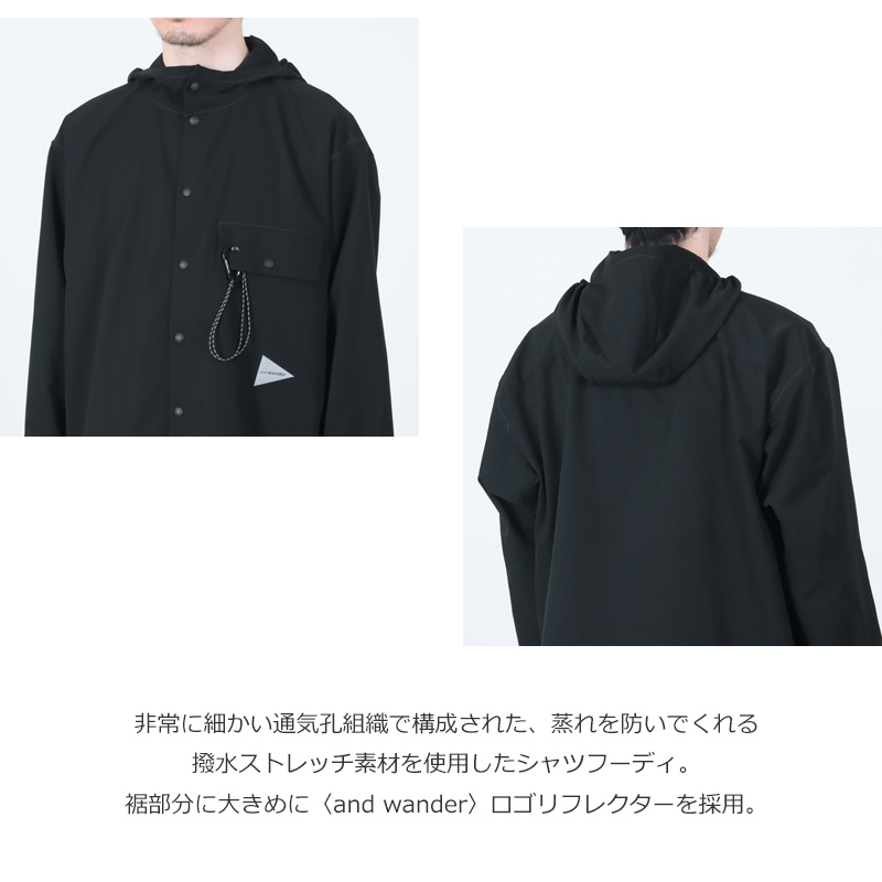 and wander(����ɥ�����) dry breathable hoodie
