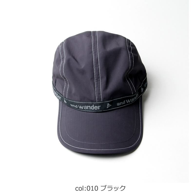 and wander (アンドワンダー) JQ tape cap / JQテープキャップ