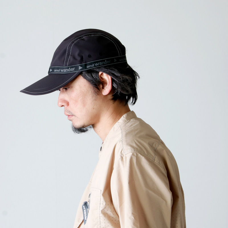 and wander (アンドワンダー) JQ tape cap / JQテープキャップ