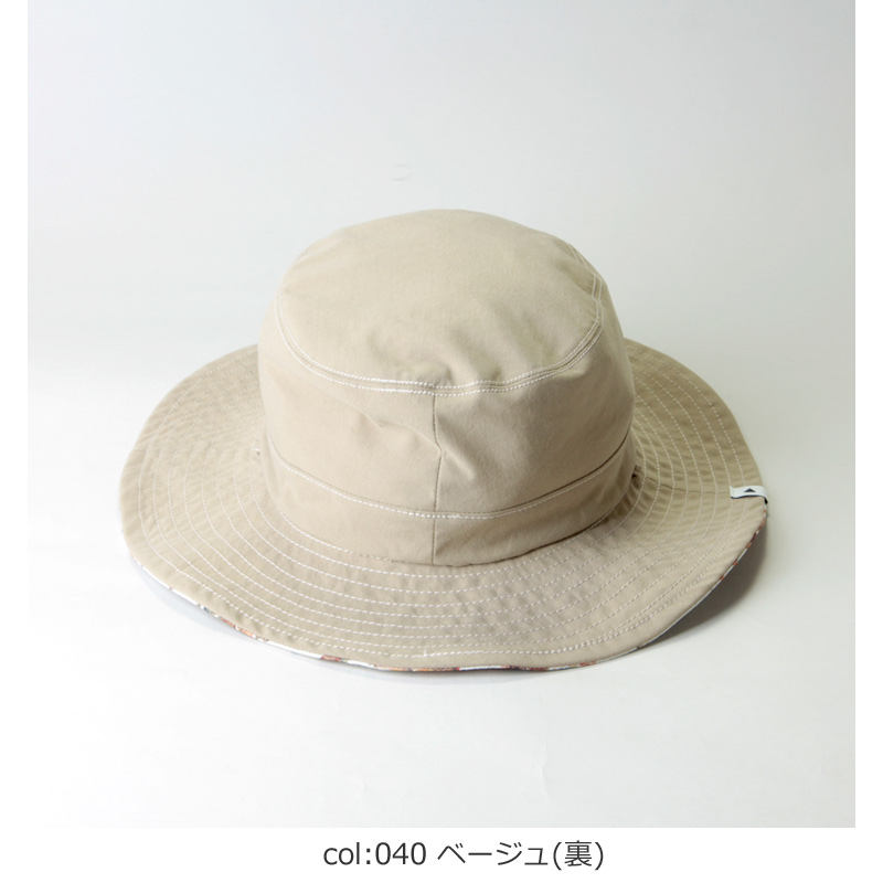 and wander (アンドワンダー) reversible printed hat / リバーシブル 