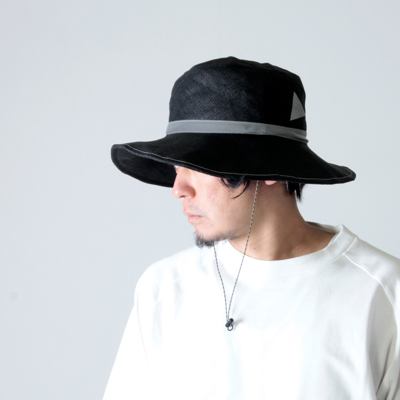 and wander (アンドワンダー) paper cloth hat / ペーパークロスハット