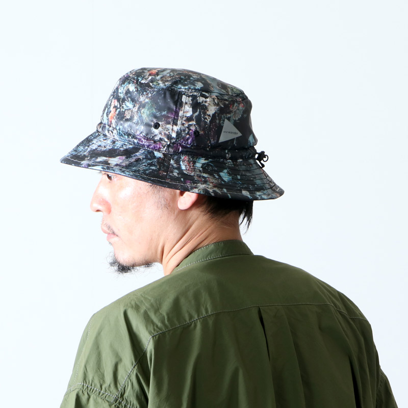 and wander(ɥ) stone printed rip hat