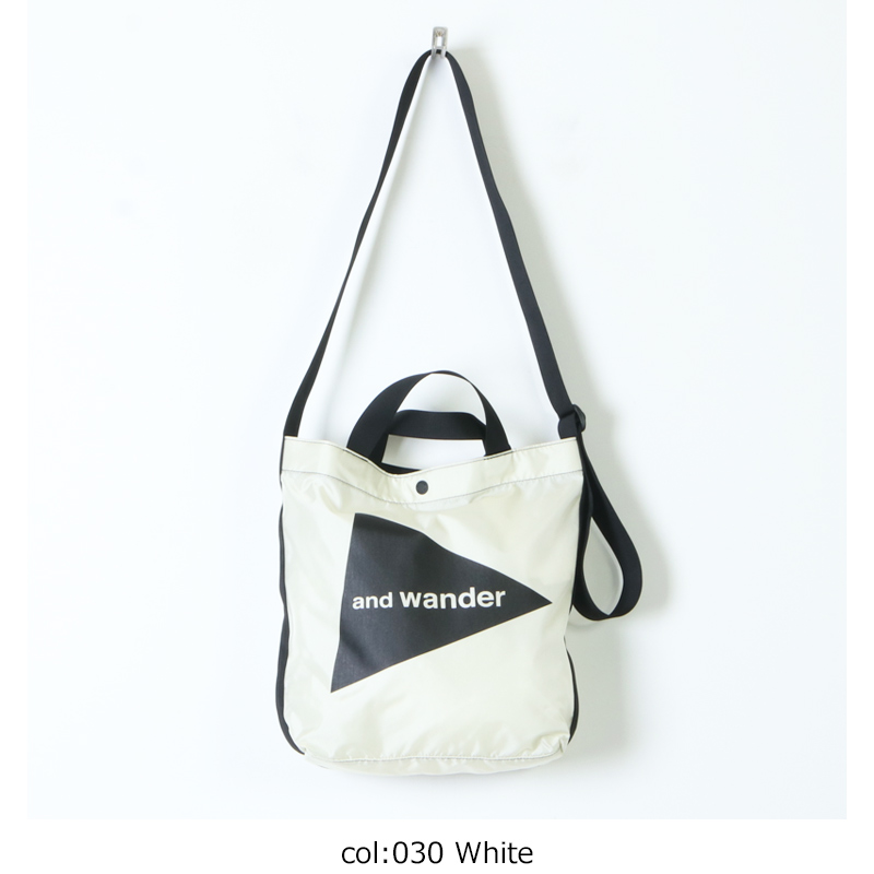 and wander(ɥ) CORDURA logo tote bag medium