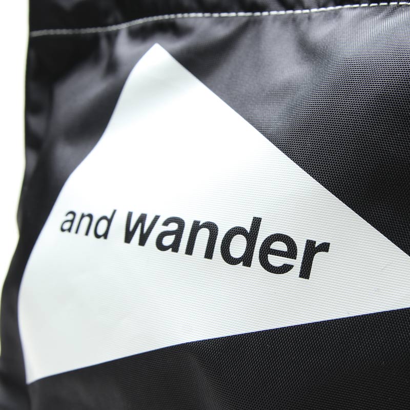 and wander(ɥ) CORDURA logo tote bag small