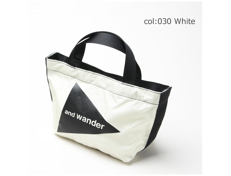 and wander(ɥ) CORDURA logo tote bag small