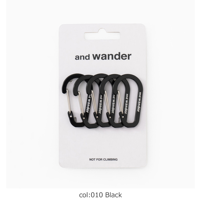 and wander(ɥ) mini carabiner set