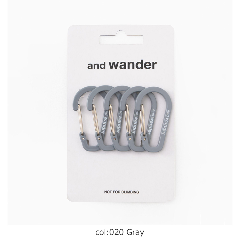 and wander(ɥ) mini carabiner set