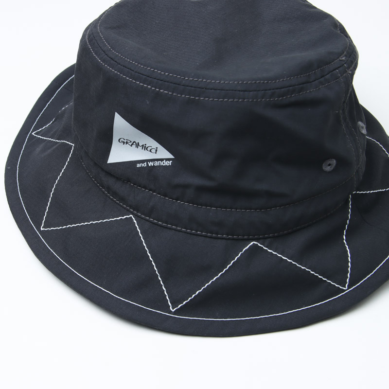and wander(ɥ) gramicci zigzag stitch hat