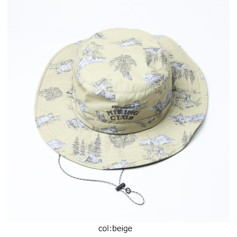 and wander(ɥ) hiking club reversible hat