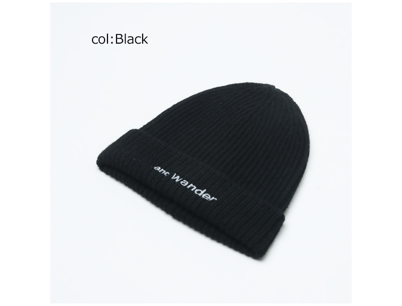 and wander(ɥ) shetland wool knit cap