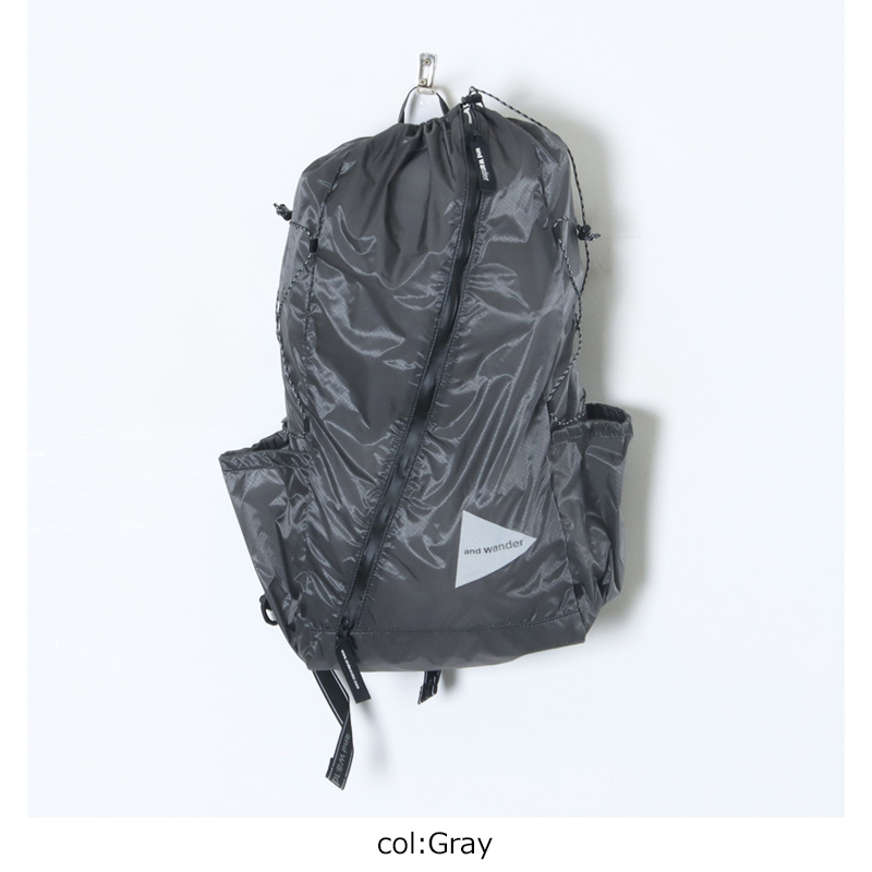 and wander (アンドワンダー) sil daypack / シルデイパック