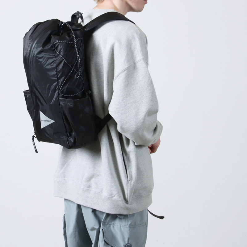 and wander - 【送料込】 完売品 アンドワンダー andwander シルデイパック 楽天市場】アンドワンダー シルデイパック and wander sil