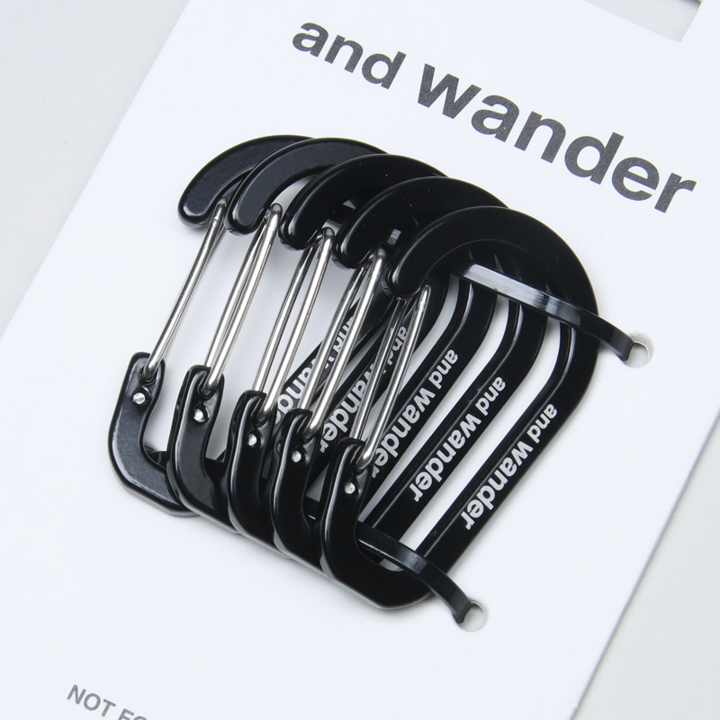 and wander(ɥ) mini carabiner set