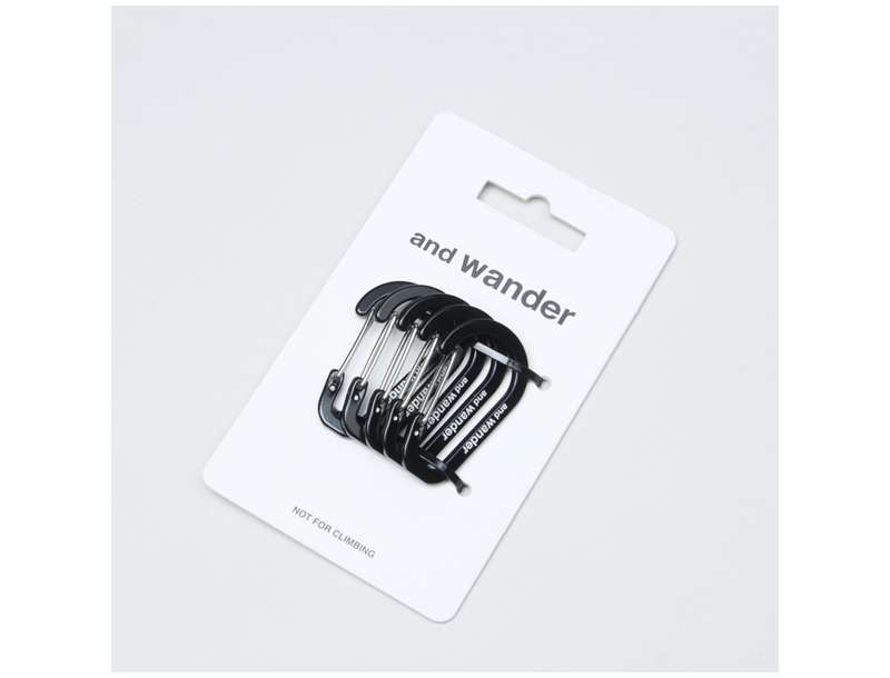 and wander(ɥ) mini carabiner set
