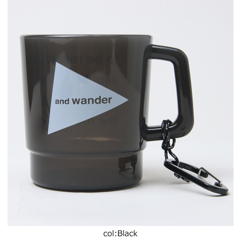 and wander(����ɥ�����) and wander logo PP mug