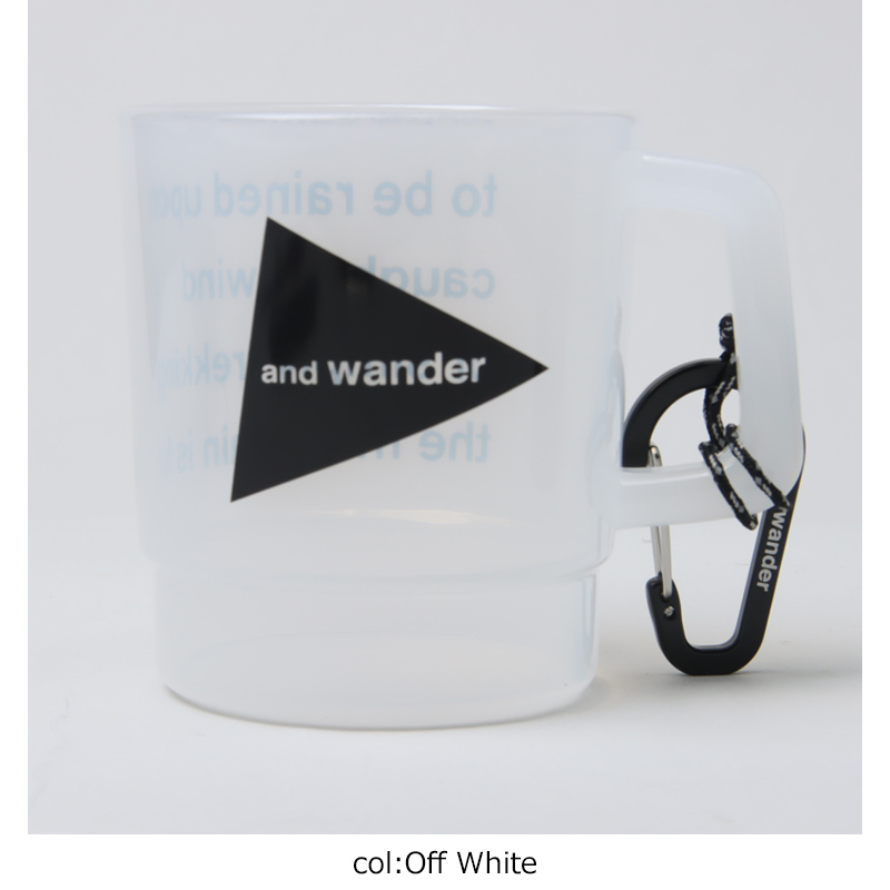 and wander(����ɥ�����) and wander logo PP mug