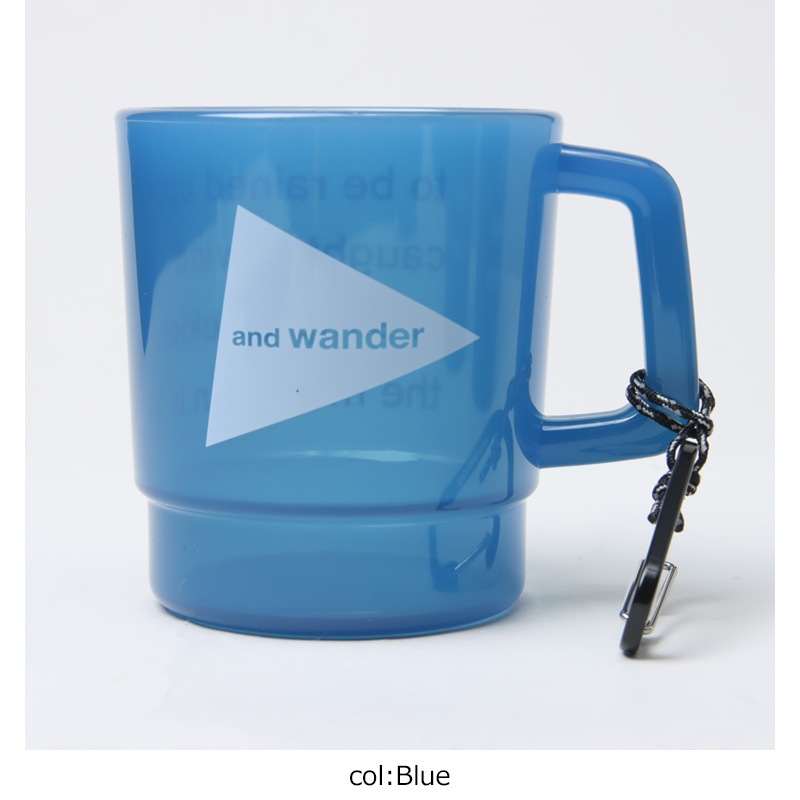 and wander(����ɥ�����) and wander logo PP mug
