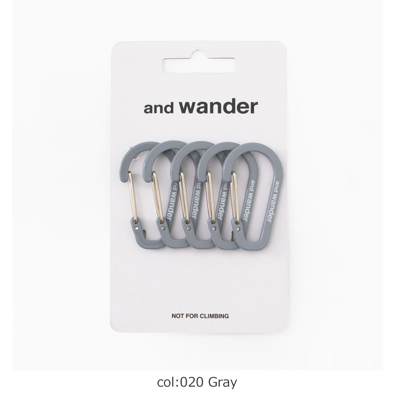 and wander(����ɥ�����) mini carabiner set